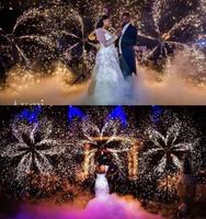 Système de Tir de Feux d'Artifice à Télécommande pour Scène, Fontaine Pyrotechnique Froide, Double Moulin à Vent Électrique