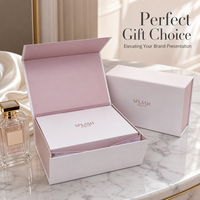 Boîte-cadeau rigide de luxe avec logo personnalisé boîte pliante en carton blanc rigide de haute qualité avec couvercle à fermeture magnétique haut de gamme en relief