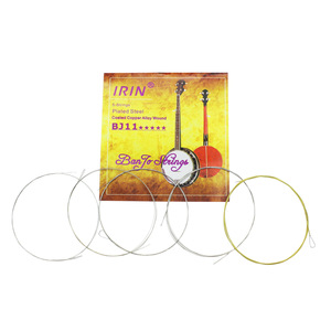 IRIN de alta calidad de cinco cuerdas <span class=keywords><strong>Banjo</strong></span> BJ11, cuerdas lisas recubiertas, piezas de aleación de cobre, instrumentos de <span class=keywords><strong>cuerda</strong></span>, accesorios al por mayor - Product Image 2
