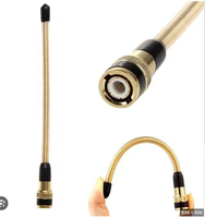 Antena de Comunicación para Radio Bidireccional VHF, Walkie Talkie Amateur, con Conector BNC