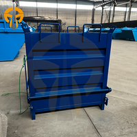 Nouvelle trémie de manutention des déchets industriels, adaptée au transport et à la manutention des matériaux sur les chantiers de construction
