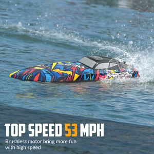 Lancha RC <span class=keywords><strong>de</strong></span> Alta Velocidad 70KM/H 200M con Inducción <span class=keywords><strong>de</strong></span> Agua, Barco <span class=keywords><strong>de</strong></span> Radiocontrol con Simulación <span class=keywords><strong>de</strong></span> Dirección, Lancha RC <span class=keywords><strong>de</strong></span> Alta Velocidad - Product Image 5