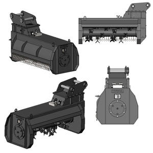 6-9ton Excavator Fast to Clean Weeds Mower Mulcher Attachment - Product Image 5
