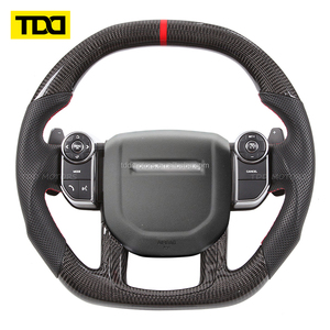 Volante de Fibra de Carbono Real TDD Compatible con Land Range Rover Sport Velar Evoque Discovery - Product Image 1