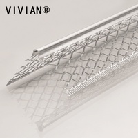 Protection d'angle en maille d'aluminium pour murs en plâtre, résistante à l'eau et écologique