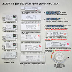 LEDEAST FZQ25W60K2C TUYA Zigbee Dip переключатель с регулируемой яркостью 18 Вт 20 Вт 22 Вт 25 Вт входной AC100-240V ток 450 мА 500 мА 550 мА 600 мА светодиодный драйвер - Product Image 3