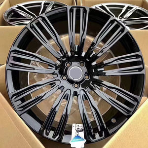 Jantes en alliage forgé 5x120 18 19 20 21 pouces Noir Machine Face Roue moyeu pour Range Rover Sport <span class=keywords><strong>SVR</strong></span> Defender Jantes de voiture forgées - Product Image 1