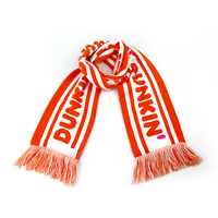 KIMTEX Modischer Strickschal Hochwertiger Günstiger Fanschal mit Eigenem Logo für Sportvereine Fußballfans