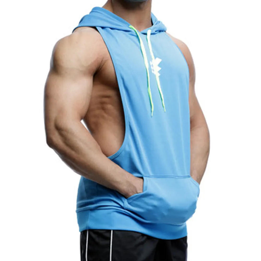 Camisetas sin mangas de algodón para Hombre, ropa Deportiva para gimnasio y Fitness