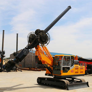 เครื่องตอกเสาเข็มแบบหมุนติดตั้งบนรถตีนตะขาบ ขนาด 1500 มม. พร้อมแท่นขุดเจาะ ราคา - Product Image 3