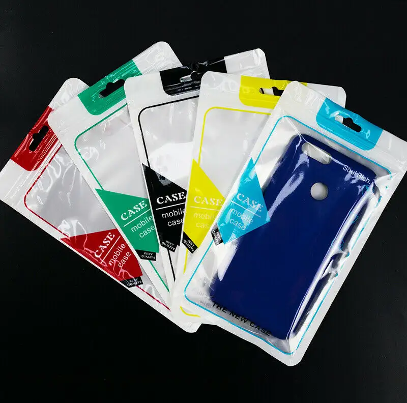 Custom Packaging Logo Printed Mobile Phone Case Bag Phone Case Package