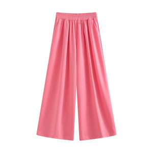 Pantaloni in velluto a coste a gamba larga e taglio bootcut da donna, autunnali, ampi, antipiega, con elastico in vita, vita bassa, lunghi fino al pavimento - Product Image 4