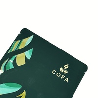 Sacs en plastique personnalisés pour café et sachets jetables pour échantillons de café moulu, emballage à trois soudures latérales
