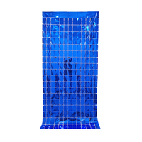 Rideau à franges carrées brillantes en feuille métallique, rideau de porte perlé brillant, panneau décoratif séparateur de pièce pour la décoration de la maison, des fêtes et des mariages