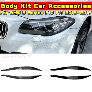 Décorations de phares de voiture, yeux de phare, sourcils de phare, garnitures de phare pour BMW Série 5 F10 F11 2015-2017, accessoires de voiture - Product Image 1