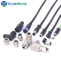 Connecteur de câble étanche mâle-femelle 2 3 4 5 6 7 8 9 10 12 13 14 15 16 17 18 19 broches M5 M8 M12 M16 M23