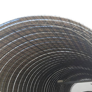 Сборная космическая рама изогнутая Арочная Крыша стальная Строительная бочка хранилище для хранения угля - Product Image 1