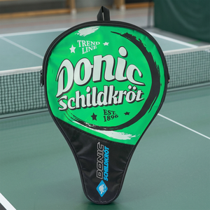 Housse en nylon tendance verte avec fermeture éclair pour raquette de tennis de table Donic, origine Allemagne - Product Image 3