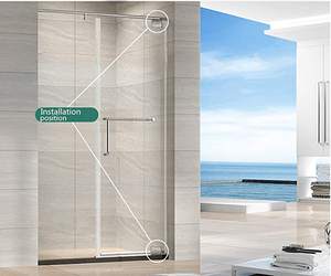 Black Heavy Duty 360 Graden Glazen Deur Kast Showcase Kast Klem Frameloze Pivot Glas Douche Deuren Scharnier Vervanging Deel - Product Image 5