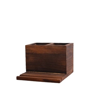 Wooden remote <b>control</b> storage box, multi-functional desktop <b>phone</b> and tablet holder, creative tabletop storage box <b>for</b> living - Product Image 5