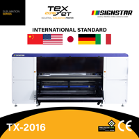 Imprimante à sublimation TexJet TX-2016 avec 16 têtes d'impression EPSON I3200, largeur d'impression 2m, pour applications textiles