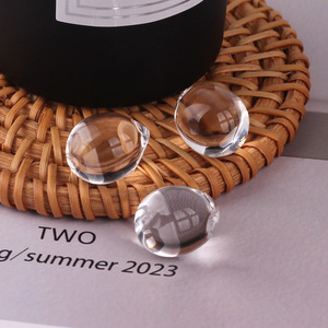 Cuentas Sueltas Acrílicas Transparentes con Orificio para Colgar, en Forma <span class=keywords><strong>de</strong></span> Huevo, para Hacer Pendientes, Colgantes, Bolsos y Accesorios <span class=keywords><strong>de</strong></span> Ropa - Product Image 3