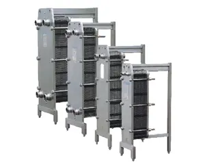 Intercambiador de calor de placa de helado Intercambiador de calefacción de placa Enfriador PHE Intercambiador de calefacción de productos lácteos Pasteurizador