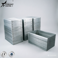 STARLIGHT CHUTES SC Acier galvanisé Acier inoxydable 304 Raccord d'angle rectangulaire à boulonner TDF/TDC pour conduits Personnalisable