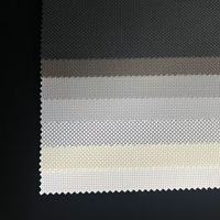 Tissu pare-soleil ignifuge à faible émissivité 5 %, matériau de couverture de fenêtre visible en plein jour pour l'ombrage des bâtiments publics