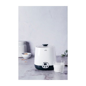 Macchina per yogurt Lacor 1.2L con timer digitale e riscaldamento automatico, colore bianco - Product Image 2