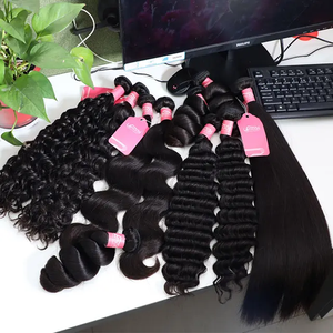 วิกผมบริสุทธิ์ของชาวอินเดียช่อผมแท้จากอินเดียช่อผม100% จากธรรมชาติ - Product Image 1
