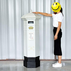 Boîte aux lettres en étain Vintage personnalisée Boîte aux lettres de la rue de Londres affichage ornements artisanaux Boîte aux lettres britannique en gros - Product Image 6