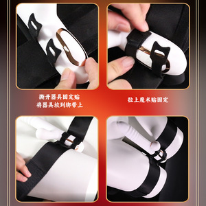 Vibrateur Jiuai à sangle, ovale, noir, lavable, pour femmes, usage érotique adulte - Product Image 1