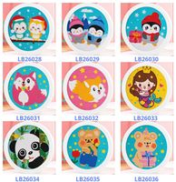 Kits de Peinture Diamant Encadrée en Gros pour Enfants, Art Gemme Dinosaure Licorne Dessin Animé, Jouets Créatifs DIY pour Filles et Garçons de 4 à 12 Ans