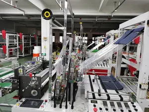 Mesin Penyegel Plastik Nilon Poli Tas Kecepatan Tinggi Otomatis