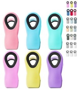 Clips Magnéticos con Diseño de Plantas Art Deco, Paquete de 6, Ecológicos y Reutilizables <span class=keywords><strong>para</strong></span> Bolsas de Alimentos, Refrigerador - Product Image 2