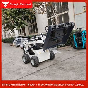 รถเกรดเดอร์ล้อยางขนาดเล็กแบบตีนตะขาบ รถตักล้อยางขนาดเล็กอเนกประสงค์ ขายตรงจากโรงงาน - Product Image 1