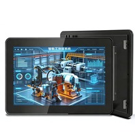 Moniteur de contrôle industriel Yingtouch 8,4 pouces à écran tactile capacitif LED - Noir, interfaces USB/Série/D-SUB/DVI, montage mural universel