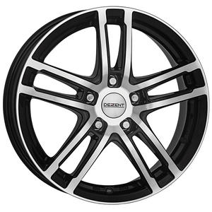 CERCHI IN LEGA TZ foncé 7.5x18 5x112 ET 51 NOIR/POLI - Product Image 1
