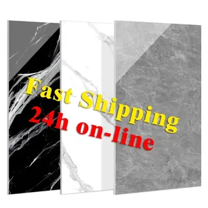 Chất lượng tốt nhất thạch anh Countertop Chất lượng cao 600*1200 mét lớn kích thước lớn bằng đá cẩm thạch nâu nhìn sàn tráng men sứ gạch - Product Image 1