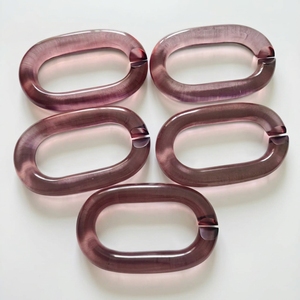 Cadena decorativa de resina para pared, decoración de pared para sala de estar, cadena decorativa para hotel, accesorios colgantes de pared, arte de pared con cadena de acrílico, decoración moderna. - Product Image 1