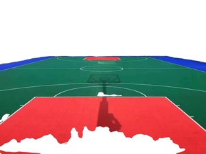 Plancher sportif de basket-ball extérieur à emboîtement - Product Image 2