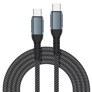Nylon tressé <span class=keywords><strong>E</strong></span> Mark 240w 5A USB <span class=keywords><strong>C</strong></span> vers Type <span class=keywords><strong>C</strong></span> <span class=keywords><strong>c</strong></span>âble de données de charge rapide pour iphone 15 16 17Pro Max Macbook ipad ordinateur portable - Product Image 2