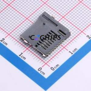 TF-015-N SD Card / Memory Card Connector SMD Connector Self-Return Type MicroSD Card (TF Card) Card Holder 2mm - Product Image 2