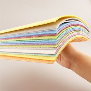 Nhà Bếp Logo Nén Miếng Bọt Biển Vòng Màu Trắng Nhỏ Nén <span class=keywords><strong>Cellulose</strong></span> Miếng Bọt Biển Sợi Tre Miếng Bọt Biển - Product Image 1