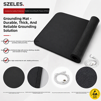 Coussin en cuir pliable pour le sommeil et la relaxation au bureau, avec câble anti-emmêlement et prise OEM, kit de mise à la terre pour bureau, tapis de mise à la terre