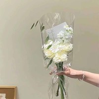 Rouleau de film étirable transparent BOPP doux et étanche à l'humidité pour l'emballage de fleurs pour le traitement de moulage par soufflage de thé