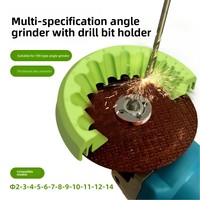 Outil d'affûtage polyvalent pour meuleuse d'angle, modèle A ou B avec 2-14 mm/3-12 mm, ABS épaissi pour l'entretien professionnel