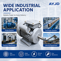 Moteur électrique industriel asynchrone triphasé à induction, robuste, antivibrations, 45 kW, 60 CV, 4 pôles, 6 pôles, pour ventilateur et applications minières