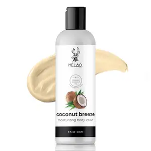 스킨 케어 코코넛 오일 바디 로션 수제 코코넛 브리즈 케미컬 프리 & 알코올 프리 바디 로션 유기농 코코넛 로션